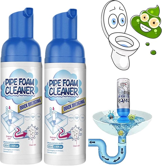 PipeFoam™ | Inget mer stopp eller äckliga lukter!