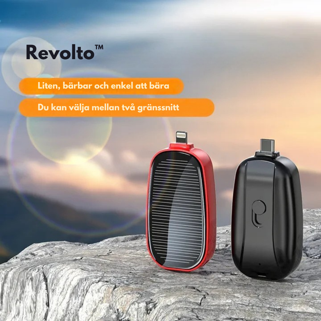 Revolto™ | Ta aldrig slut på batteriet igen!